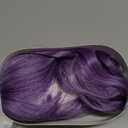 Short Bob Wigs with Bangs for Women Loose Wavy Wig Curly Wavy Shoulder Length Bob Synthetic Cosplay Wig for Girl Colorful Costume Wigs (Violet)