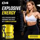 C4 Original Pre-Workout Powder For Endurance, Focus & Performance with 150mg Caffeine, Beta-Alanine, Creatine, Zero Sugar, 30 Servings, Icy Blue Razz (EXP 06/01/26)