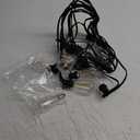 25FT Outdoor String Lights, Patio Lights with 10+1 LED Dimmable Waterproof Shatterproof ST38 Retro Edison 2700K Bulbs for Balcony Yard, Black