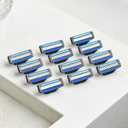 Razor 3 for Men - Replaceable Cartridges for Manual Shaving Razor - 3-Blade Technology Refills - Fits Gillette Mach3 - Soft Shave Sharp Blades - Cost-Effective Refill (12 Refills)