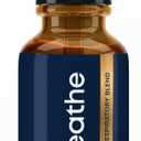 BREATHE 8-IN-1 Mullein Drops for Lungs & Airways 2 fl.oz. - Peppermint, Thyme, & Mullein Leaf Extract - Lung Detox for Smokers - Break up Mucus & Breathe Clear- GMO-Free & Made in USA- 2 months supply