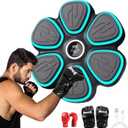 BVK Music Boxing Machine, Interactive Punching Trainer with Boxing Gloves, Wall Mounted Electronic Boxing Target for Adults, Kids, 9 Modes & 9 Speeds, 30 Volume Levels