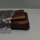 Bencailor 24 Pcs Brown Satin Table Runner Bulk 12 x 108 Inches Long Table Runners Bright Smooth Fabric Tablecloth for Wedding Banquet Birthday Valentines St Patrick's Day Party Decorations