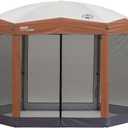 Coleman Back Home Screened Canopy Tent with Instant Setup, Outdoor Gazebo for Bug-Free Lounging, Fits Over Picnic Tables, Ideal for Parties, Events, Tailgates, Dining, & More (Contains PFAS)