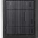 Paodekua 1 Pack 4W Solar Charger for Ring Spotlight & Stick Up Outdoor Cam, Black, High Efficiency, 10FT/3M Long Cable with USB-C to Ring Barrel Plug