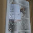 AMZASA Plug in Crystal Chandelier,French Country Gold Crystals Chandelier Pendant Lighting, 5 Light Glass Crystal Light for Living Room, Wedding, Island, Bedroom, Hallway,Foyer,Electroplating