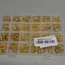 220Pcs Gold Hair Jewelry for Braids, 12 Styles Gold Hair Accessories Cuff for Braids and Dreadlocks, Adjustable Metal Rings Cuffs Clips for Dreadlock Accessory Jewelry Decorations