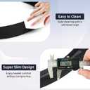 Suede Steering Wheel Cover, Universal 15 Inch Car Steering Wheel Cover, Non-Slip Design,Breathable,Car Interior Accessories Black