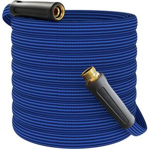 Flexible Garden Hose 25FT, 3/4" GHT - Non-Expanding Lightweight Water Hose, Kink-Free & Burst-Resistant up to 1000PSI, Durable All-Weather Hose for Yard, Lawn, Car Wash & Commercial Use