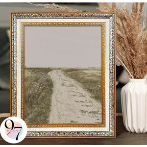 Pack Of 2  Decor PS Gold Vintage Frames 21x 29.7  Decorative  Picture Frame Vintage Golden Antique Photo