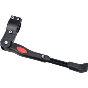 Bike Kickstand, Adjustable Aluminum Bicycle Stand for Bike,Road Mountain Cycling Rear Mount Side Stand, Fits for 20-27.5 inch Bike (Black)