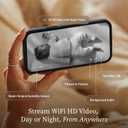 Owlet Dream Sight (Gen 3) Smart Video Baby Monitor | 2K HD Camera w/Night Vision | Detects Crying, Motion & Temperature | Customizable Alerts | Two-Way Talk | Secure Wi-fi