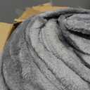 Bedsure GentleSoft Fleece Bed Blankets Queen Size Grey - Soft Warm Spring Blanket Lightweight Cozy Anti-Static Microfiber, Room Home Decor Gifts for Women and Men, 90x90 inches