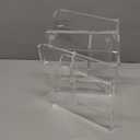 FUCDTEFC 2 Pack Laptop Stand for Desk, Acrylic Computer Riser for 1015.6 Inch Laptops, Ergonomic Laptop Holder, Computer Stand Compatible with Macbooks and Notebooks Clear