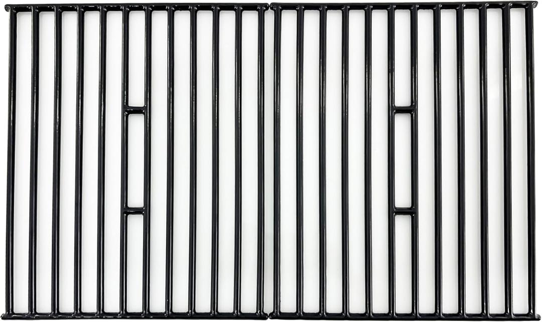 Direct store Parts DC112 set of 2 Cast iron Cooking Grid Grates (15" x 12 3/4" Each) Replacement for Broil King 9453-54, 9453-57, 9453-64, 9865-54, 9453-67, Broil-Mate, Silver Chef, Sterling Gas Grill