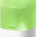 LasVacde 2.5L Humidifiers for Bedroom, Top Fill Cool Mist Humidifiers for Large Room, Easy to Fill & Clean, 30H Runtime, 28dB Quiet Air Humidifier for Plants, Baby Nursery with Night Light
