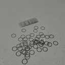 50 Pcs Blank Dog Tags 1.6 x 0.8 Inch Stainless Steel Tags Blank Key Rectangle Engraved Blank Key Ring Blank Tags with One Hole Metal Stamping Tags for DIY Decorative Craft Dog Tags