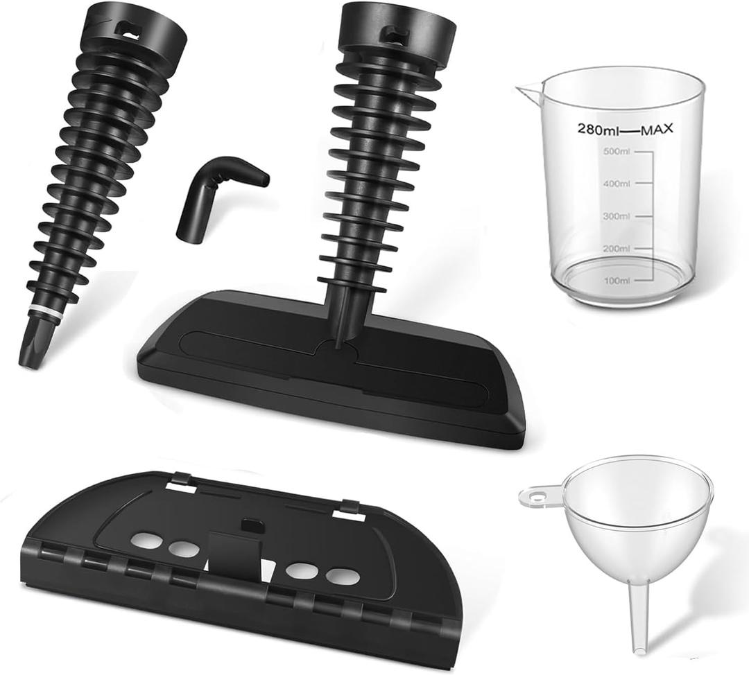 Replacement Parts For WHL-603 Model Handheld Steam Cleaner, Includes Nozzle, Measuring cup, Funnel, Bent nozzle, Fabric Cloth, Glass-Cleaning Accessory for Glass, Window, Fabric Cleaning