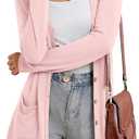Witsmile Cardigan Sweaters for Women Lightweight Cardigan for Women Open Front Outwear with Pockets Casual Cover Ups S