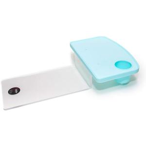 Liddle Bed Shelf Z Bracket with Mint Silicone Top - Modern Innovations Bedside Shelf for Bed - Floating Shelf with Non-Slip Surface for Nightstand Essentials - Easy Install Bedside Organizer