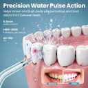 Onlyone Rechargeable Cordless Water Flosser with Adjustable Water Pressure for Daily Oral Care, Power Dental Flosser for Home and Travel Use, Portable Oral Irrigator for Sensitive Gums and Braces Care