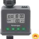 Hose Water Timer, Digital Irrigation Sprinkler Timer with Rain Delay/Manual Watering System for Garden/Outdoor Hose, Yard, Lawns, Gray, ITV112-V1