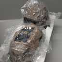 2 Pack Solar Rock Lights Outdoor, Angle Adjustable Solar Lights Outdoor Waterproof, LED Solar Garden Lights, Auto On/Off Landscape Lighting for Yard Pathway Patio Flower Bed - White Glow (Stone Brown)