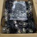 ddlon Outdoor String Lights 200FT G40 with Remote, 108 LED Shatterproof Bulbs, Dimmable Patio Globe Lights Waterproof, Hanging Outside Lighting for Backyard, Garden, Deck, Balcony, Porch, Caf, Decor