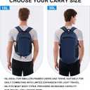 Lightweight Hiking Backpack 30L Packable Foldable Daypack Collapsible Travel Bag Water-Resistant for Women Men (Navy Blue), Large