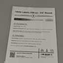 White 3/4" Round Circle Labels - 108 Labels Per Sheet - for Inkjet & Laser Printers - 25 Sheets / 2700 Labels