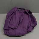 Stuffed Animal Storage Bean Bag Cover (No Filler) Extra Soft Beanbag Seat Chair Covers-Cotton Linen Memory Foam Beanbag Replacement Cover for Adults Children without Filling (36-43 inch, Purple)