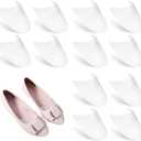 Grevosea 6 Pairs Shoe Trees for Women, Boot Inserts to Keep Shape Plastic Shoe Shaper Inserts Clear Shape Holder Boot Tree Crease Protectors for Sneakers Leather and Boot