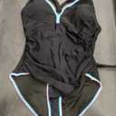 B2prity One Piece Swimsuit for Women Tummy Control Ruched Bathing Suit 2XL