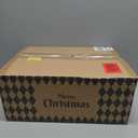 2-Pack Prelit Christmas Garland Battery Operated, Lighted Christmas Garland for Mantle & Outdoor Christmas Garlands for Stairs