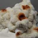Cozy Bliss Burrito Faux Fur Throw Blanket for Couch, Fuzzy Soft Plush Thick Tortilla Bubble Blanket for Sofa Bedroom, Taco Food Blanket Funny Birthday Gift, 60 Inches