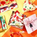 Abbylike 200 Pcs Fall Thanksgiving Dog Bandana Bulk Maple Leaves Bandana for Dogs Triangle Kerchief Bib Scarf for Pets Autumn Costume Photo Props Accessories Pet Shops Adoption Event, 25 Styles (Orange, Yellow,White)