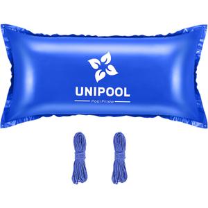 Pool Pillow for Above Ground Pool 4 x 8 Ft, Winterize Pool Closing Kit Winter Pool Cover Pillow, Ultra Thick & Durable Resistant 0.4mm PVC Material Pool Air Pillow for Winterizing2x16.5ft Rope