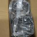 36 Pieces 3 Inch Stainless Steel Hose Clamps, Adjustable Worm Gear Drive Clamps with 72-95mm Range For Automotive Water Pipe, Plumbing, Fuel Line, and Ducting Applications