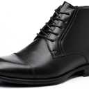 Holy dove Chelsea Boots Men Genuine Leather, Chelsea Boots for Men with Side Zipper, Casual Slip-On Ankle Boots, Chukka & Oxford Style Dress Boots (9, 2024001-black)