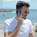 for Samsung Galaxy S25 Ultra 5G Case Rugged Military Grade Heavy Duty Armor Shockproof S25 Ultra Phone Case with 360 Metal Ring Kickstand Mount Magnetic Cover for Samsung Galaxy S25 Ultra (Blue)