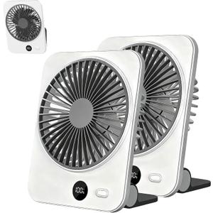 Portable Fan for Travel: Magnetic Small Rechargeable Fan & Cruise Essentials, 5000mAh Battery Operated Fan, Ultra-Thin Mini Desk Travel Fan for Sleeping, Must Have for Carnival Disney Cruise 2026