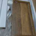 HOMCOM Under Sink Bathroom Cabinet, Pedestal Sink Storage Cabinet with 2 Doors, Shelf and U-Shape, Black