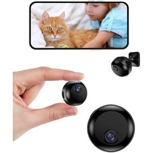 LuminiCam Mini Camera Wireless 1080P Wi-Fi Hidden Camera for Indoor Security Pet Monitoring, Motion Detection & Night Vision Nanny Cam Pet Cameras