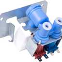 BlueStars Ultra Durable WR57X10051 Refrigerator Dual Inlet Water Valve - Compatible with G.E & Kenmore Refrigerators