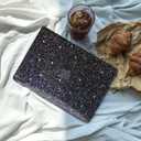 Anban Compatible with MacBook Air 13 inch Case M5 2026 2025 2024-2022 M4 M3 M2 A3449 A3240 A3113 A2681, Glitter Plastic Hard Shell+Keyboard Cover+Screen Protector for MacBook Air 13.6 inch Case, Black