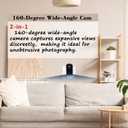 4K Wireless Cameras Mini Small Security Wall Outlet WiFi Camera Indoor Camera for Home SecurityUpgraded (CAM) Not Supporting 5G