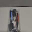 Pack of 2 Golf Club Brush Groove Cleaner with 2 Ft Retractable Zip-line and Aluminum Carabiner Lightweight and Stylish, Must-Have Golf Tool for Cleaning Dirty Clubs Groove (Blue + Black)