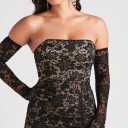 Black Dress, Gloves, Tights , Evening Suit, Size M
