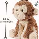 GUND Cozys Collection Monkey Plush, Monkey Stuffed Animal for Ages 0 and Up, Brown, 10