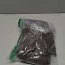 GRAPENT Capri Pants for Women High Waisted Wide Leg Linen Palazzo Trousers Pull On Elastic Smock Waist Loose Flowy Pants (Large, Coffee Brown)